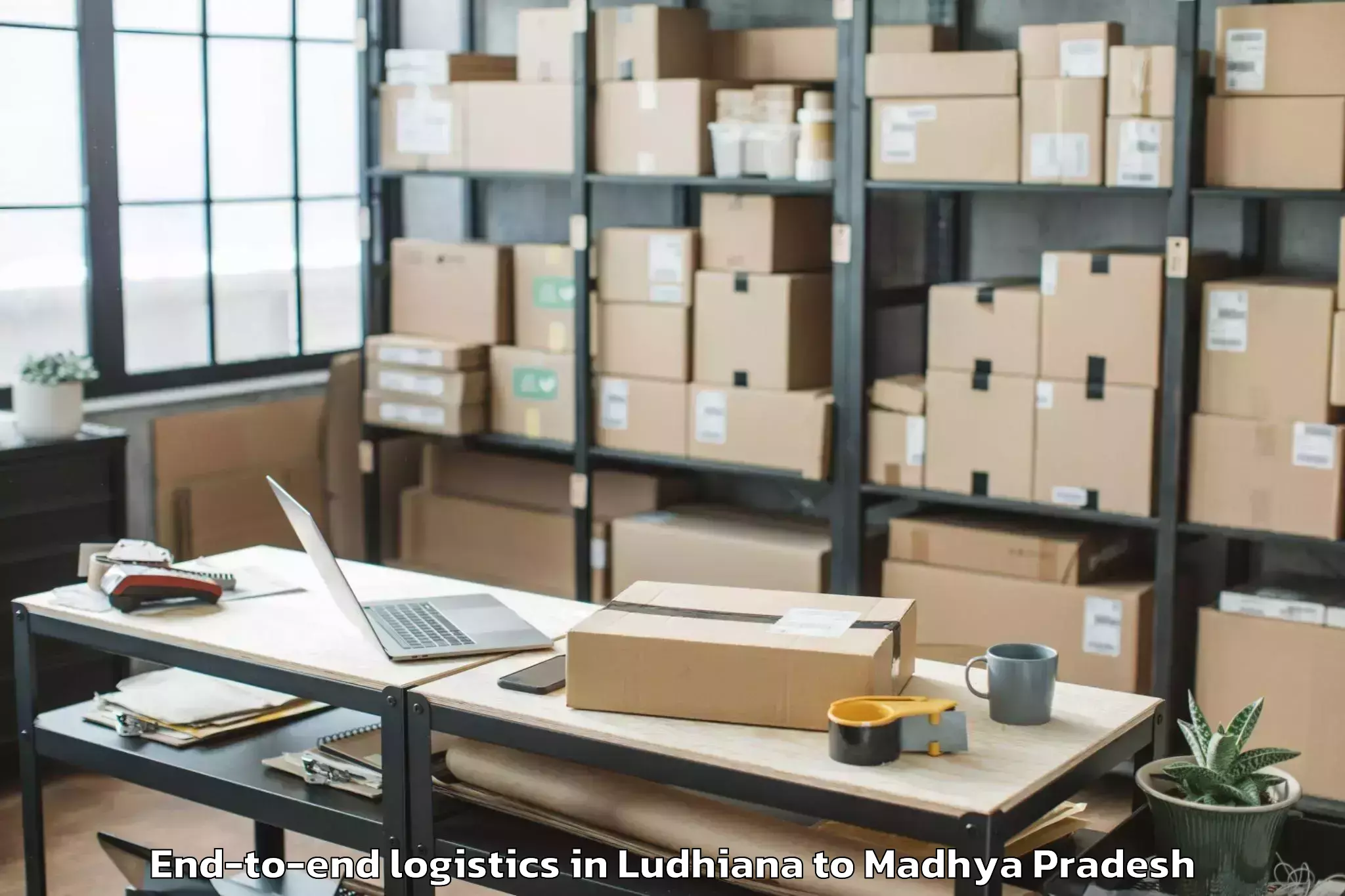 Top Ludhiana to Garhakota End To End Logistics Available